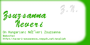 zsuzsanna neveri business card